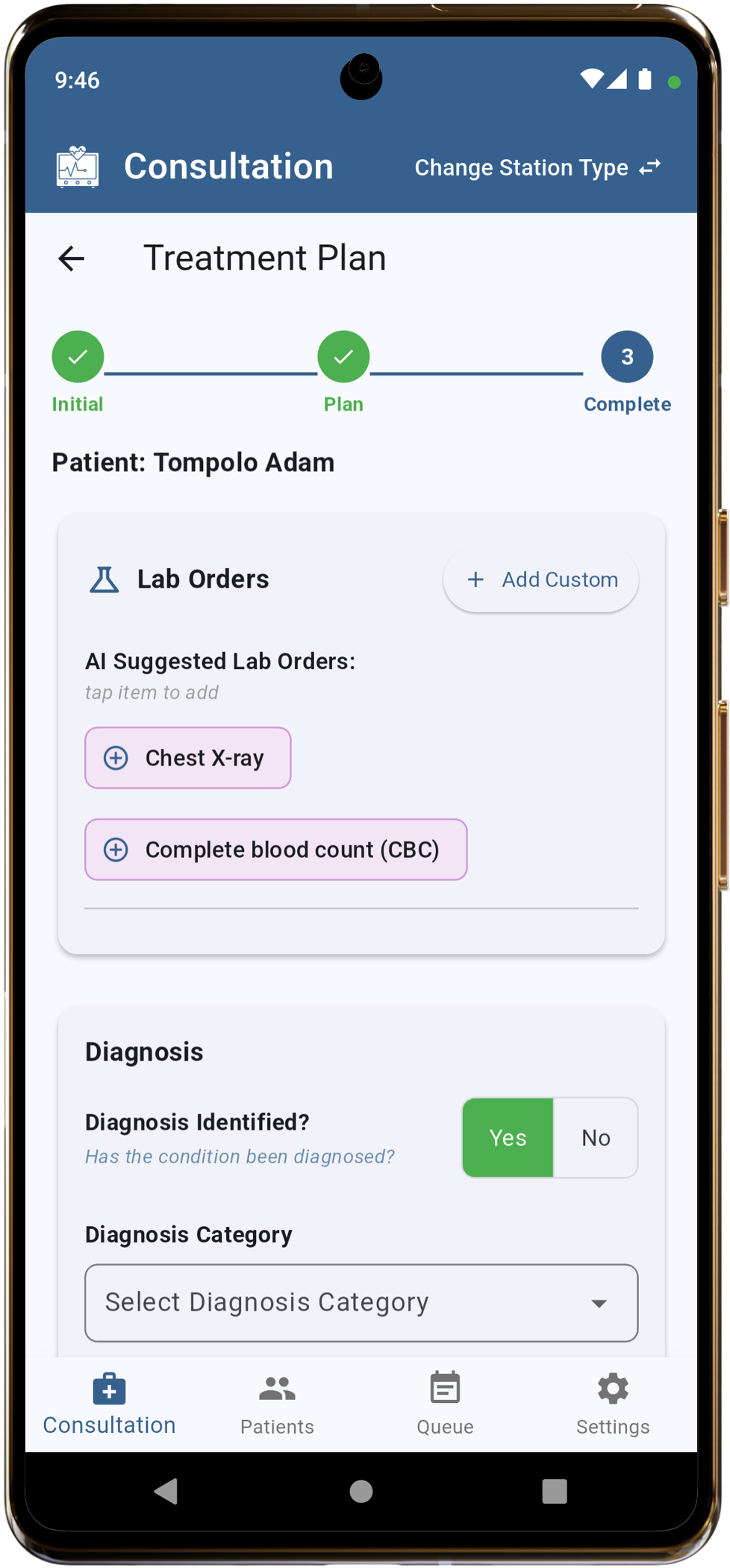 AI Lab Suggestions